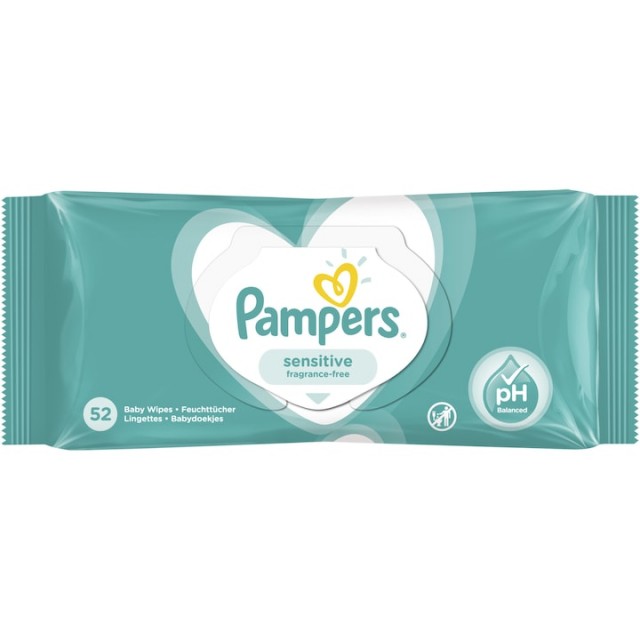 Servetele Umede Pampers Baby Sensitive 52 bucati Servetele Umede Pampers Baby Sensitive 52 bucati