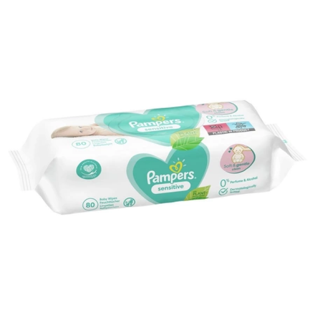 Servetele Umede Pampers Baby Sensitive 80 bucati Servetele Umede Pampers Baby Sensitive 80 bucati