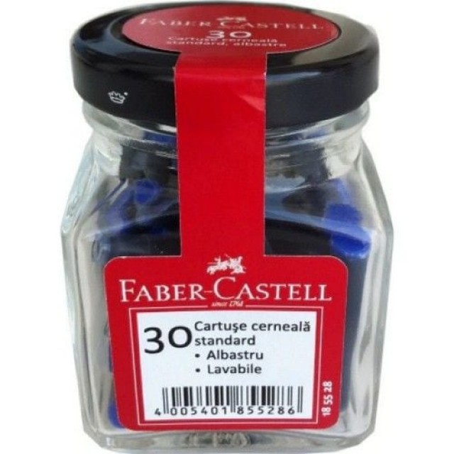 Rezerva Stilou Albast Bocan Faber 30buc Rezerva Stilou Albast Bocan Faber 30buc