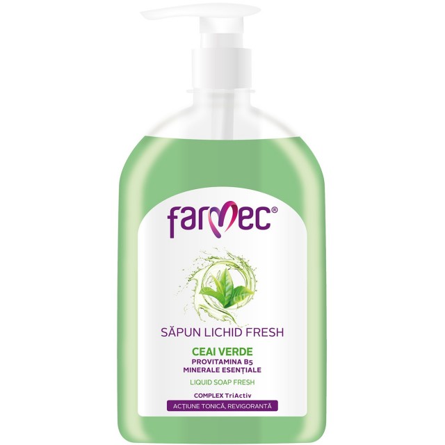 Sapun Lichid Farmec Fresh Ceai Verde 500ml