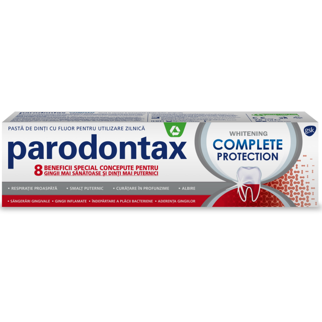 Pasta de dinti parodontax Complete Protection Whitening, 75 ml