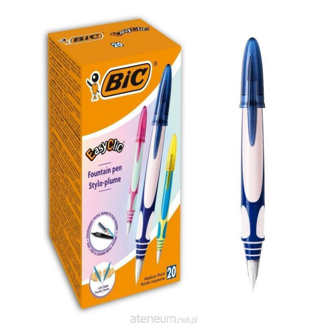 Stilou Bic Easy clic Standard cu Rezerva 20 bucati Stilou Bic Easy clic Standard cu Rezerva 20 bucati