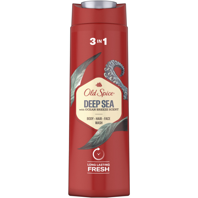 Gel de dus Old Spice Deep Sea, Barbati, 400 ml