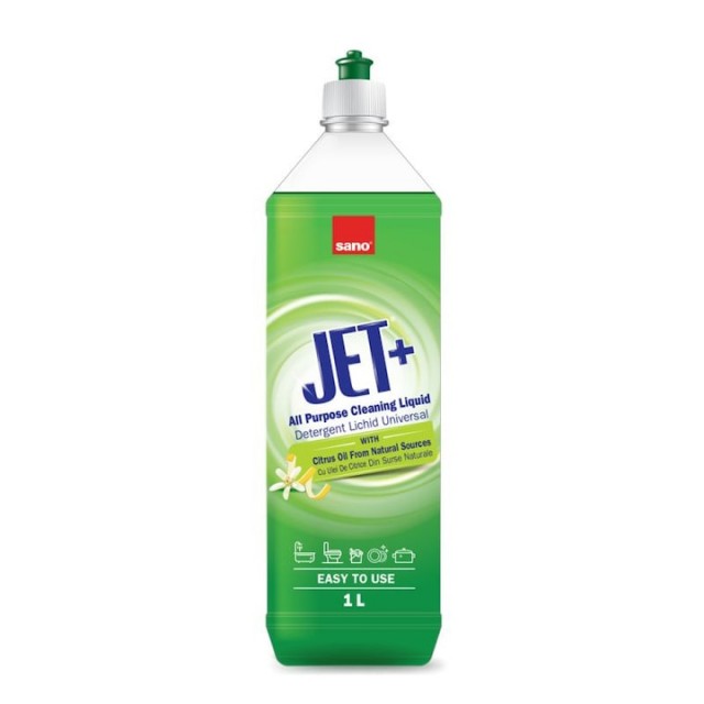 Detergent Sano JET Universal, Ulei de Citrus Lichid, 1L