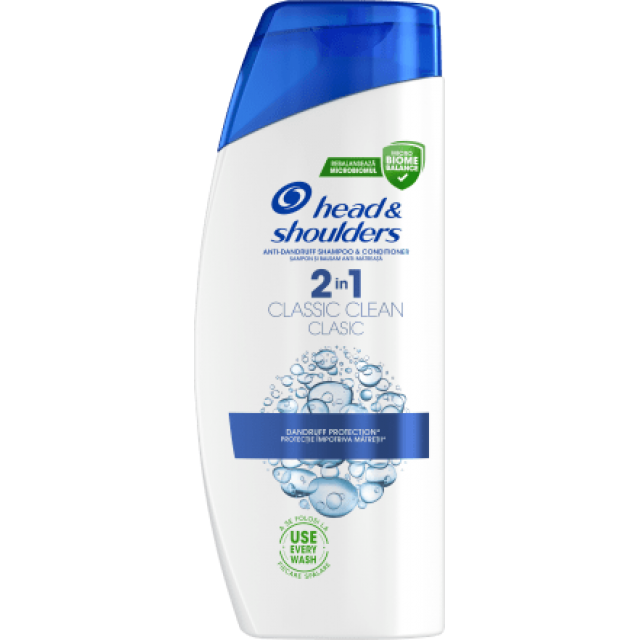 Sampon 2in1 Head & Shoulders Classic Clean 500 ml Sampon 2in1 Head & Shoulders Classic Clean 500 ml