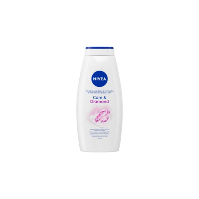 Spumant de baie Nivea Care & Diamond 750 ml