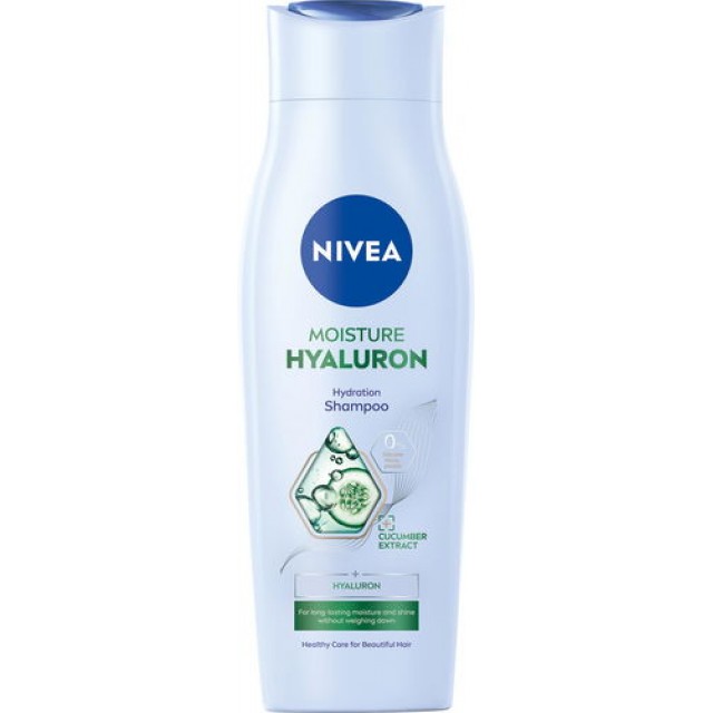 Sampon pentru par Nivea Moisture Hyaluron, 250 ml