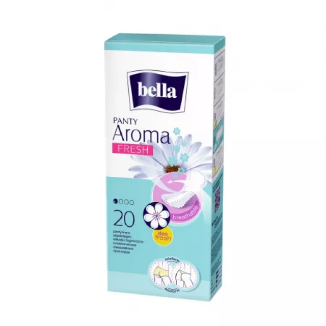 Absorbante zilnice Bella Panty Aroma Fresh, 20 bucati, 