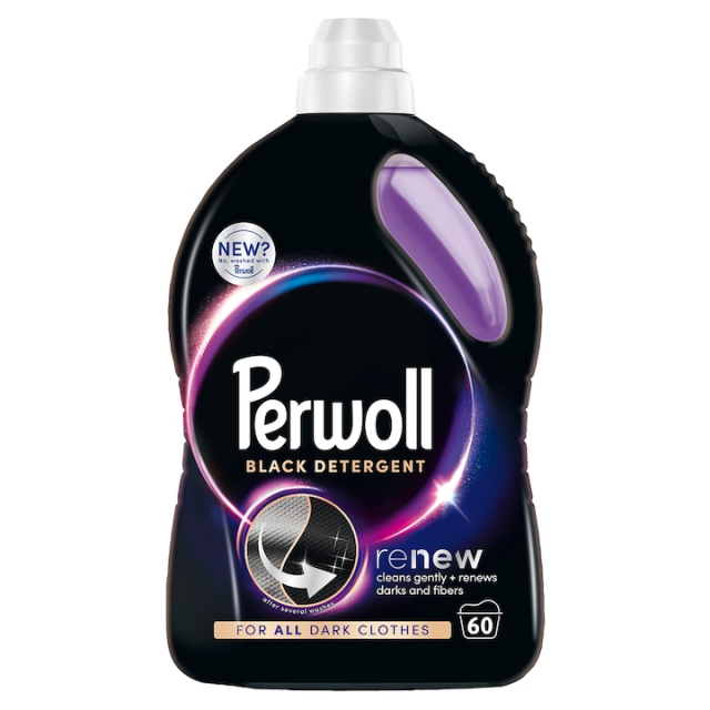 Detergent lichid pentru rufe Perwoll Renew Black, 60 spalari, 3 l