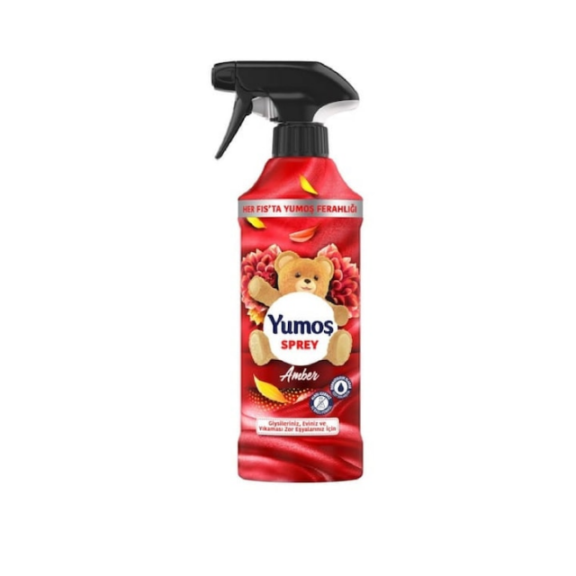 Spray pentru incaperi, haine, mobilier si tapiterie parfum Amber Yumos 450ml