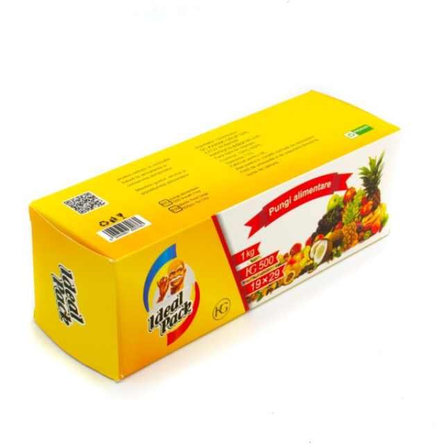 Pungi Alimentare Ideal Pack  Rola 1kg  Pungi Alimentare Ideal Pack  Rola 1kg