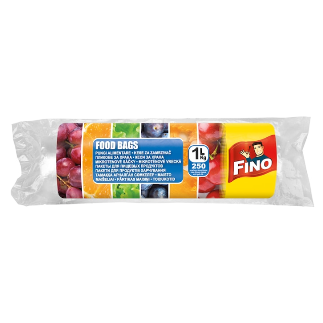 Pungi alimentare Fino 1l, rola, 250 buc Pungi alimentare Fino 1l, rola, 250 buc