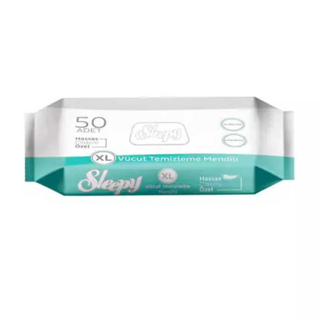 Servetele umede  Sleepy XL Sensitive, 50 bucati Servetele umede  Sleepy XL Sensitive, 50 bucati