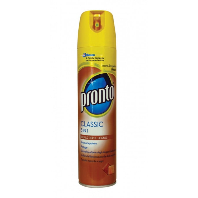 Spray pentru curățarea și îngrijirea suprafețelor de lemn Pronto 400 ml Spray pentru curățarea și îngrijirea suprafețelor de lemn Pronto 400 ml