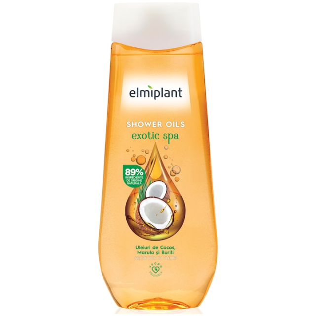 Gel de dus Elmiplant cu ulei de cocos, 400 ml
