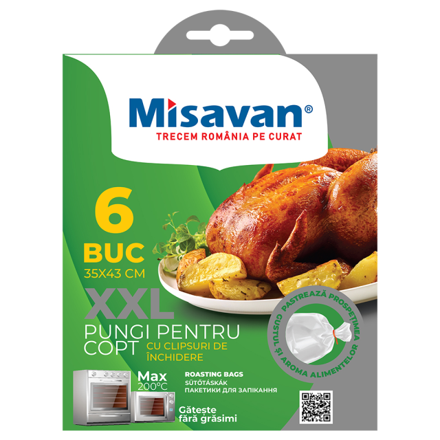 Pungi copt Misavan, 35*43cm, 6 bucati Pungi copt Misavan, 35*43cm, 6 bucati
