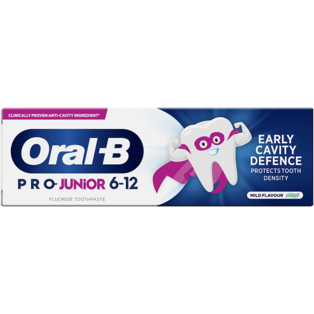 Pasta de dinti Oral-B Pro Junior, 6-12 ani 75ml