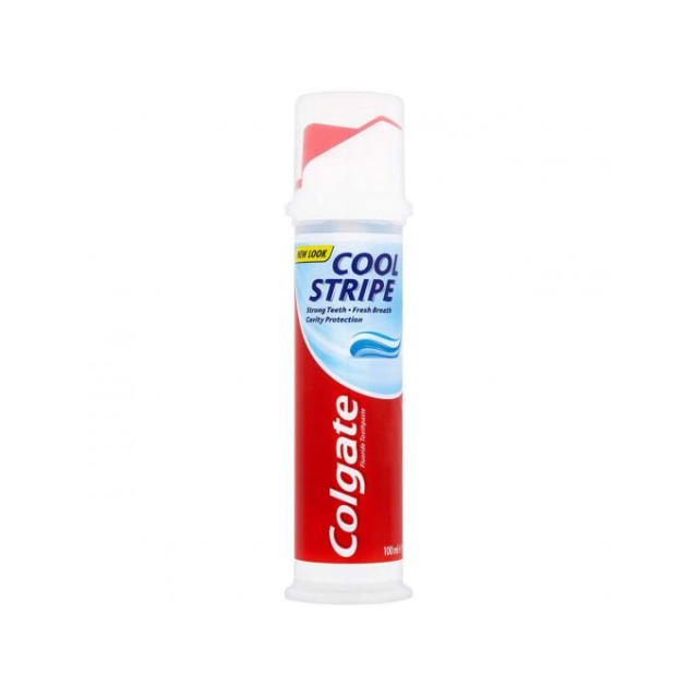 Pasta de dinti la tub, Cool Stripe, Colgate, 100 ml