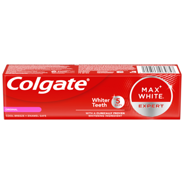 Pasta de dinti Colgate Max White Expert Original pentru albire, 75 ml