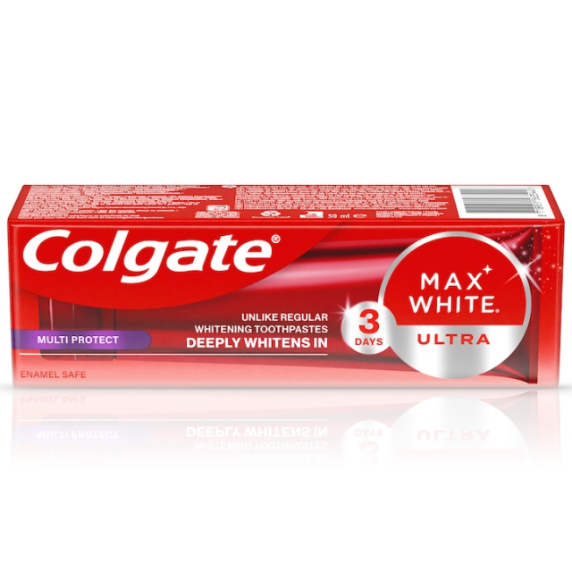Pasta de dinti Colgate Max White Ultra Multiprotect, 50 ml