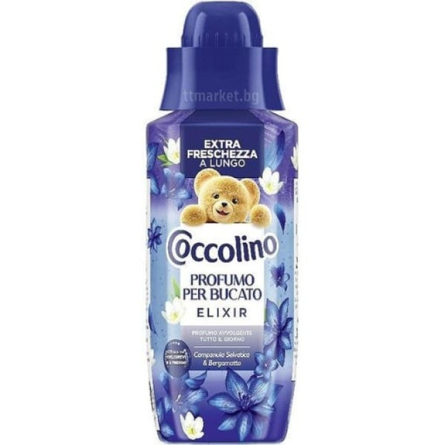 Parfum de rufe cu microperle Coccolino Profumo Elixir Campanula Selvatica & Bergamotto 342 ml
