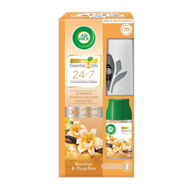 Odorizant de camera Air Wick Freshmatic Max Vanilla & Orchid  250 ml