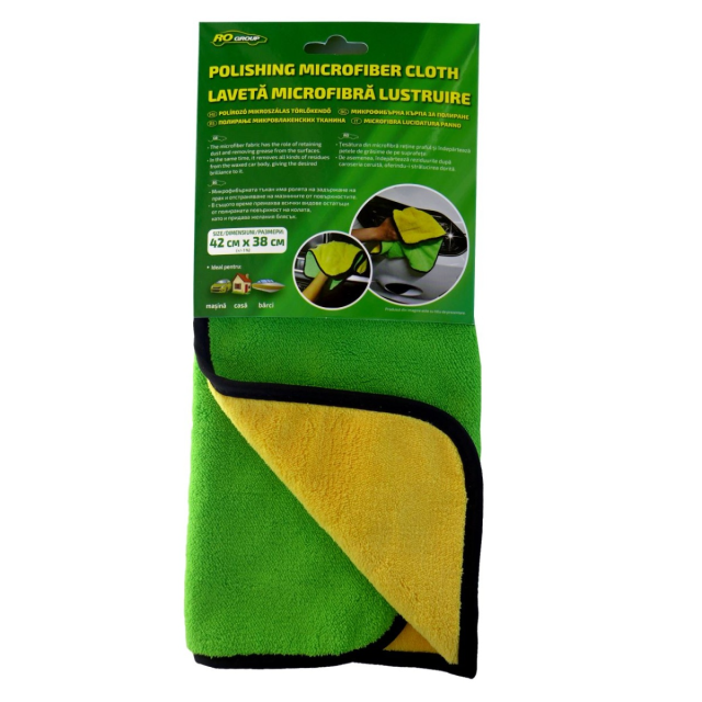 Laveta Microfibra Lustruire Ro Group 42X38CM
