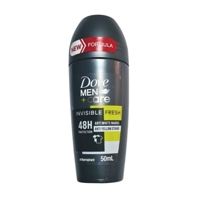 Deodorant Antiperspirant Roll-On Invisible Fresh 48h Dove Men 50 ml