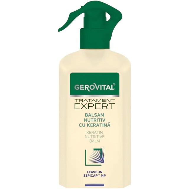 Balsam Gerovital Tratament Expert nutritiv cu keratina, fara clatire, 150 ml