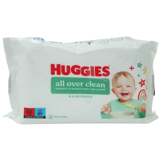 Servetele umede All Over Clean Huggies 56 bucati