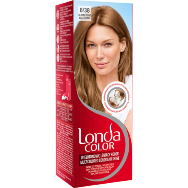 Vopsea Par Londa Color 8.38 Blond Bej