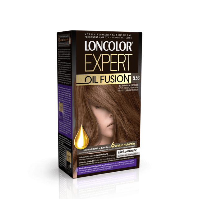 Vopsea Par Loncolor Expert Oil Fusion 5.53 Saten Auriu Deschis