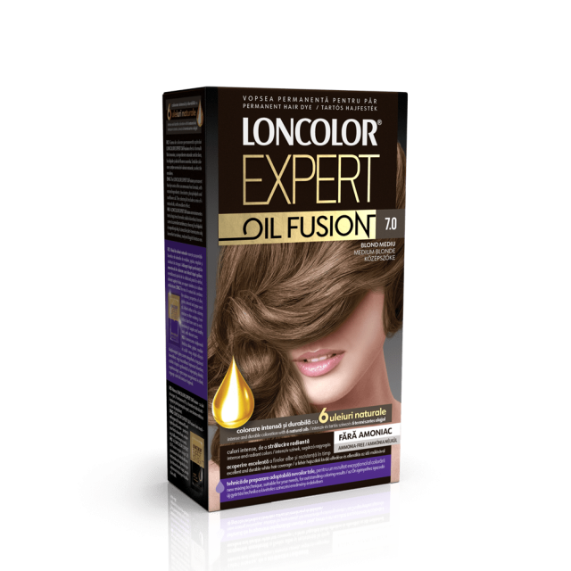 Vopsea Par Loncolor Expert Oil Fusion 7.0 Blond Mediu