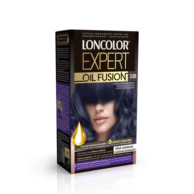 Vopsea Par Loncolor Expert Oil Fusion 3.99 Saten Albastrui Intens