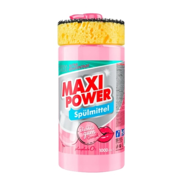 Detergent Vase Maxi Power Bubble Gum 1000 ml Detergent Vase Maxi Power Bubble Gum 1000 ml