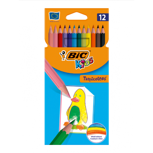 Creion Grafit BIC Evol Fluo Fara Radiera 12 bucati Creion Grafit BIC Evol Fluo Fara Radiera 12 bucati
