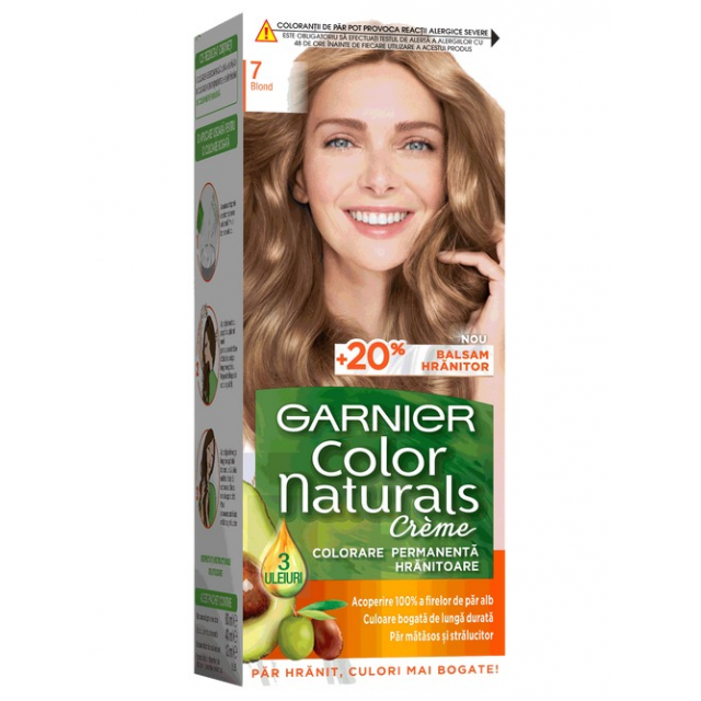 Vopsea Par Garnier Color Naturals 7 Blond, 110 ml