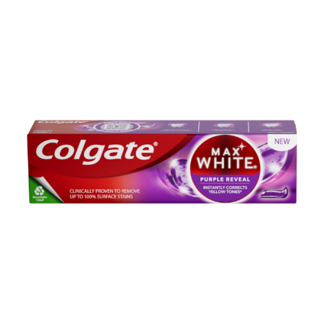 Pasta dinti pentru albire Colgate Max White Purple Reveal 75 ml