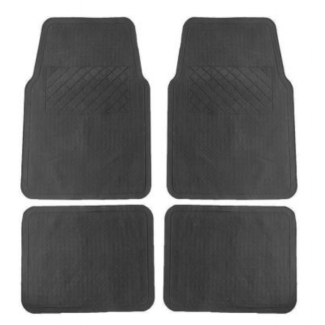 Covorase auto universale din cauciuc 63x41 cm 4 bucati